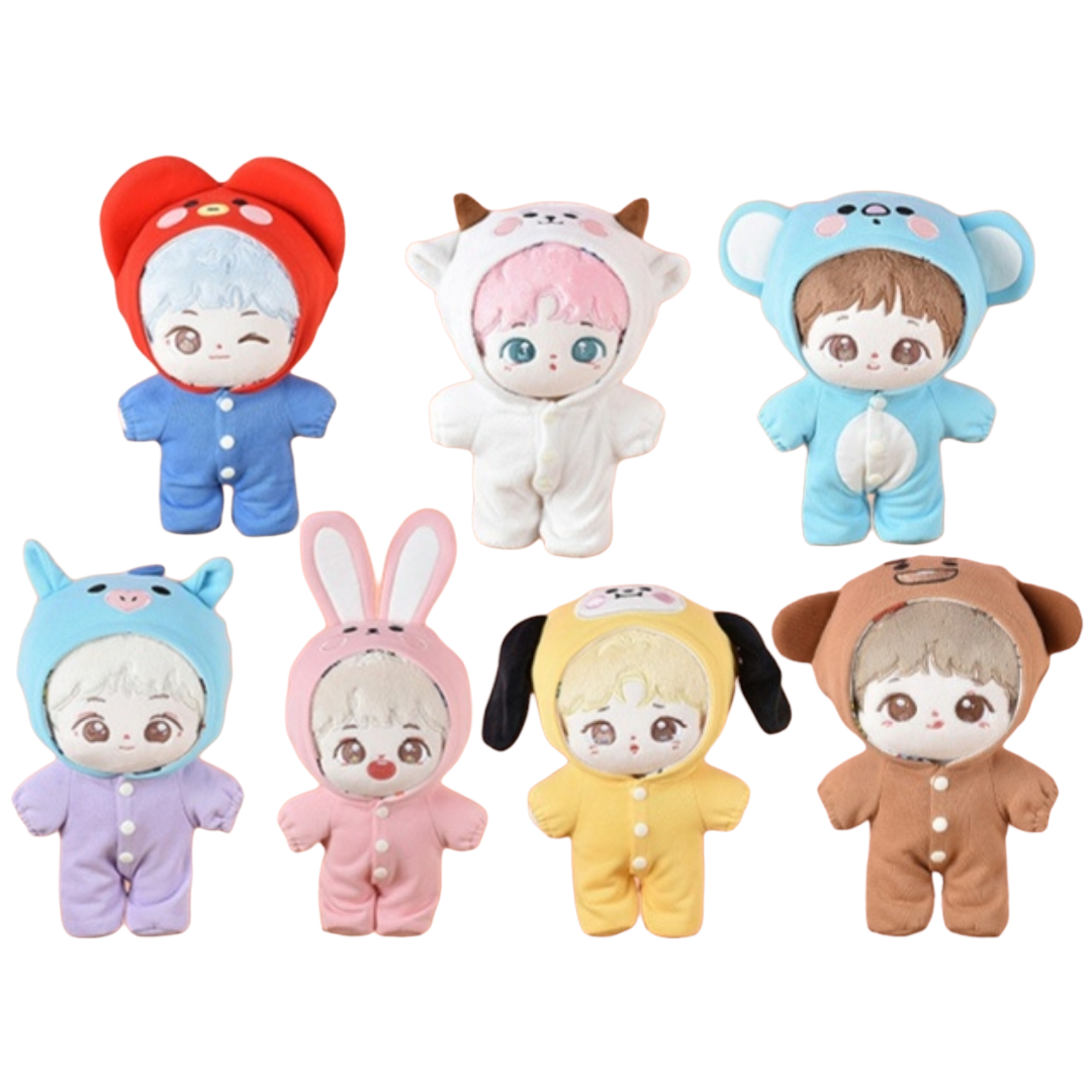 BTS DOLL + BT21 OUTFIT (all members)