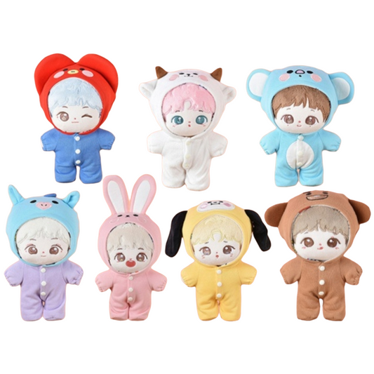 BTS DOLL + BT21 OUTFIT (all members)