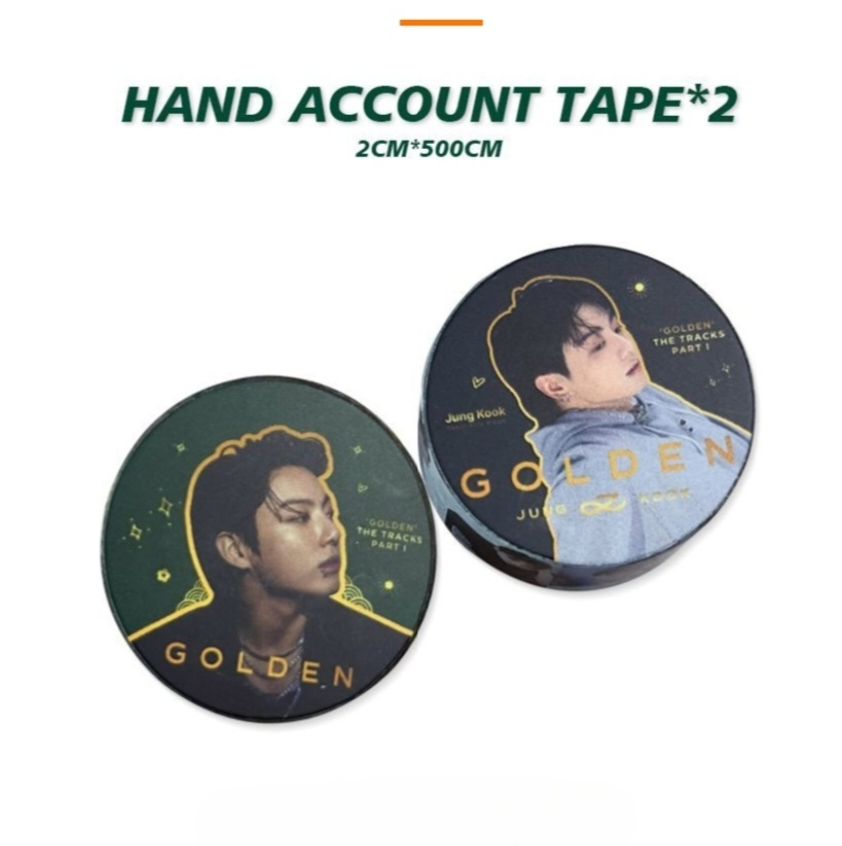 BOX JUNGKOOK GOLDEN COM 159 PÇS (CAIXA PRESENTEÁVEL C/ VÁRIOS ITENS!✨)