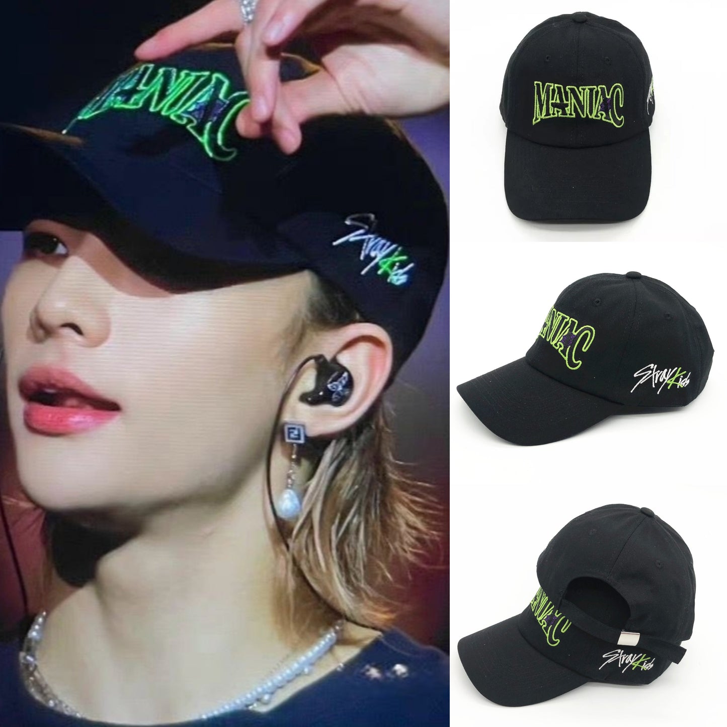 GORRA BORDADA STRAY KIDS MANIAC