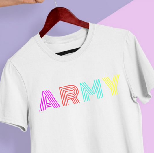 CAMISETA ARMY 100% ALGODÃO