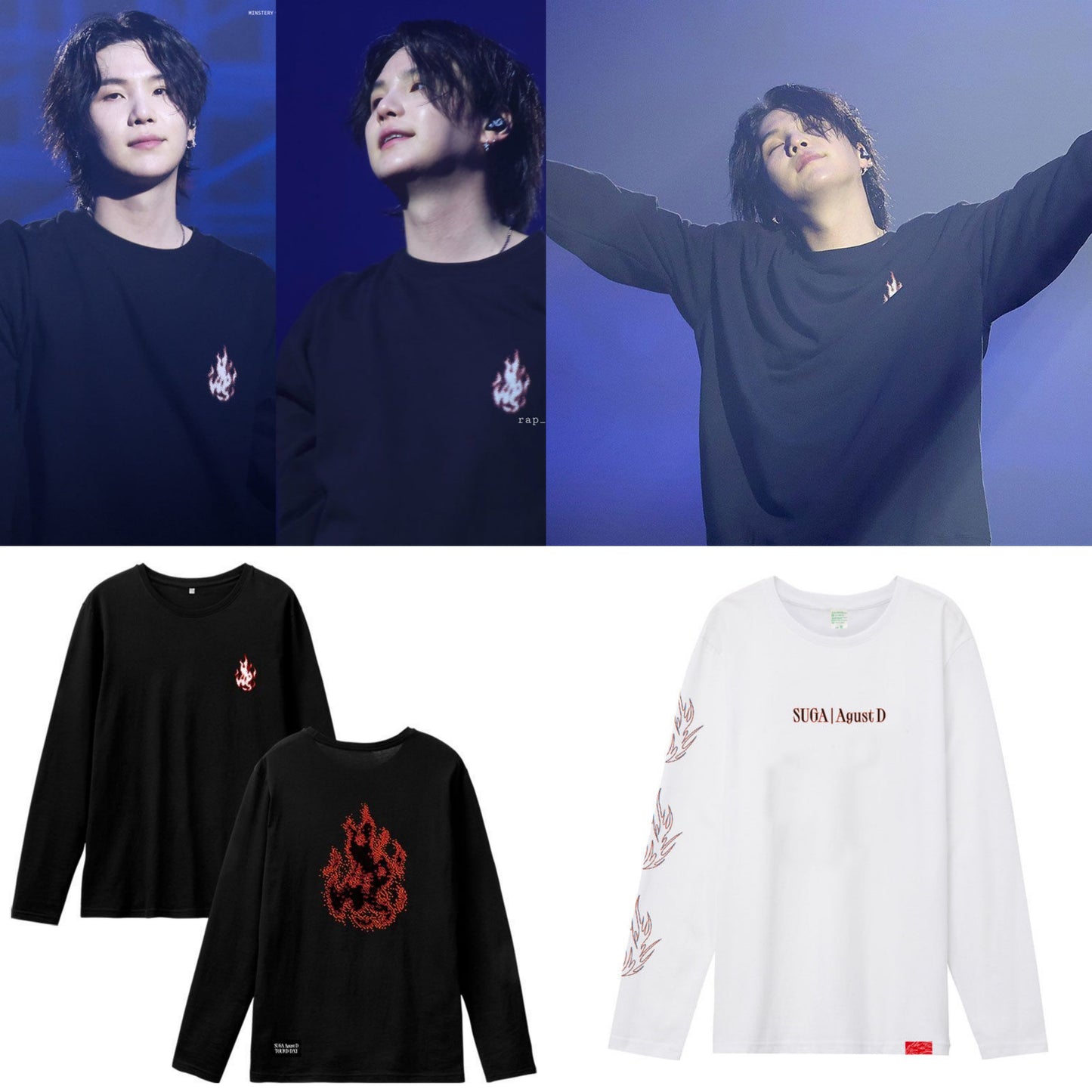 SUGA D'DAY AGUST D SHIRTS 100% COTTON
