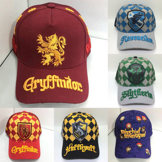 BONÉS HARRY POTTER HOGWARTS BORDADOS