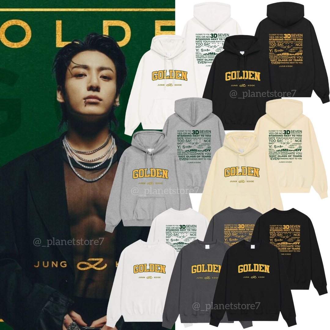 MOLETONS JUNGKOOK GOLDEN