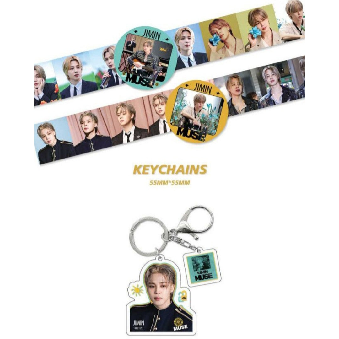 BOX JIMIN MUSE COM 163 PÇS (CAIXA PRESENTEÁVEL C/ VÁRIOS ITENS!✨)