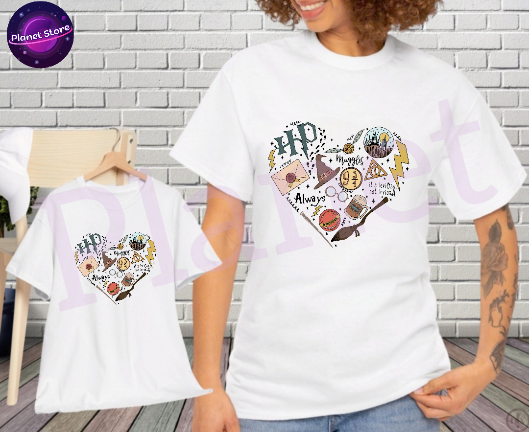 CAMISETA HARRY POTTER 100% ALGODÃO