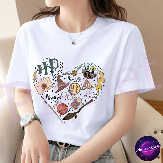 CAMISETA HARRY POTTER 100% ALGODÃO
