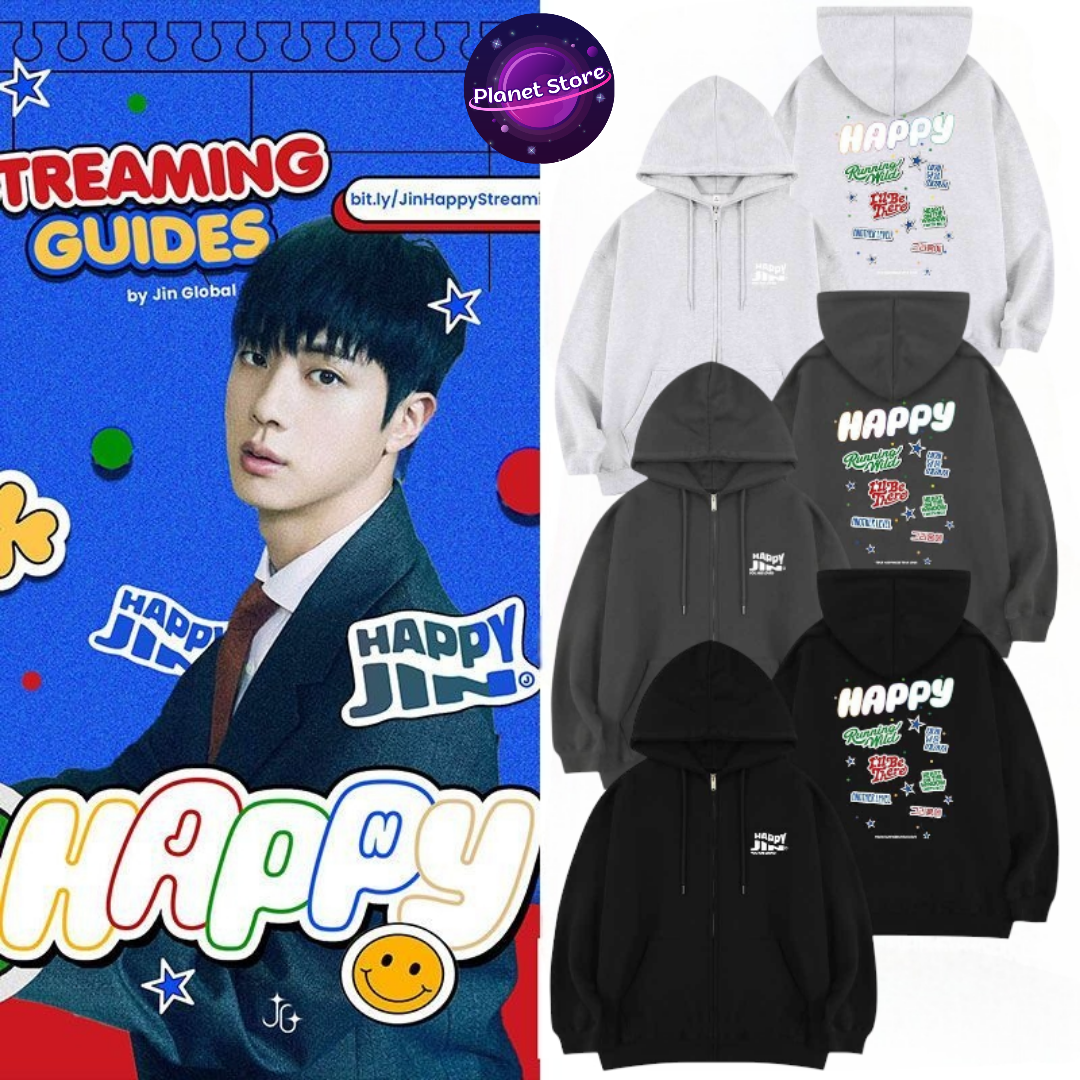 JIN HAPPY SWEATSHIRTS - VARIOUS COLORS / MODELS!