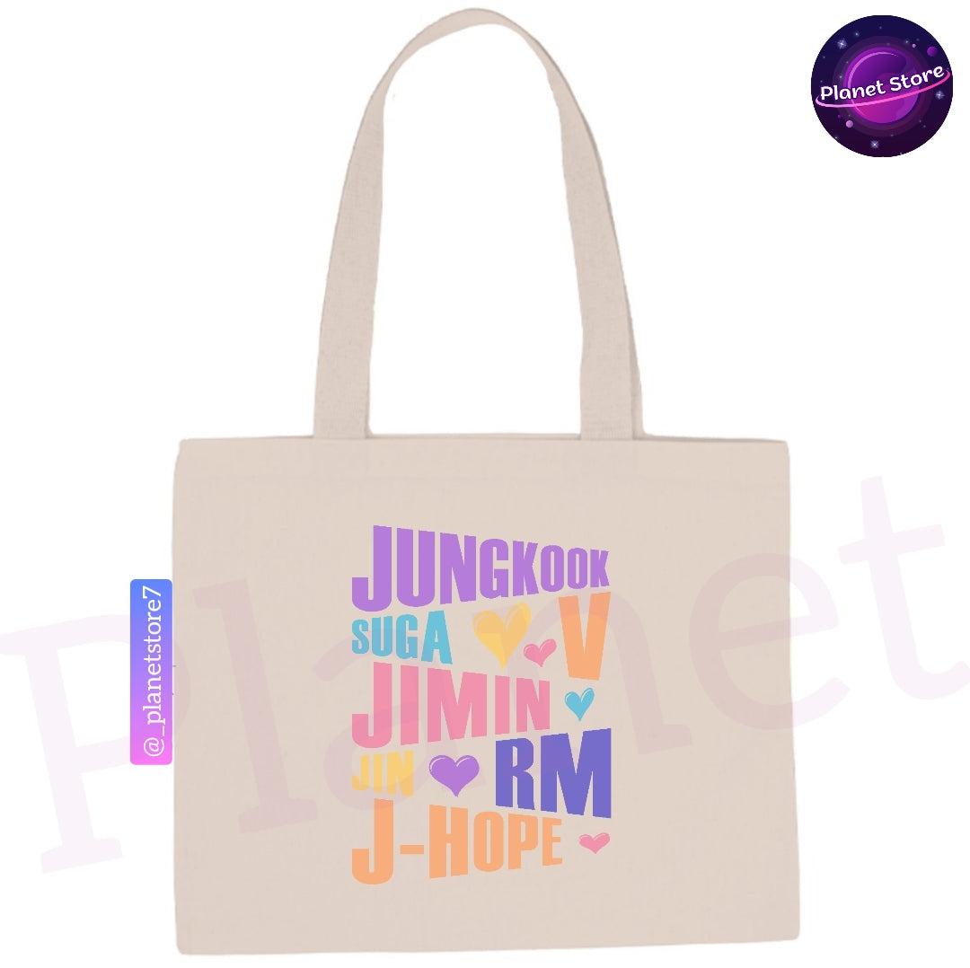 BTS ECOBAGS 100% COTTON - VARIOUS MODELS!✨