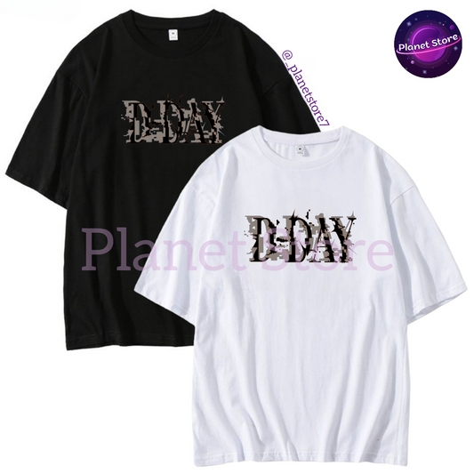 CAMISETA SUGA D'DAY AGUST D 100% ALGODÃO (preta e branca)