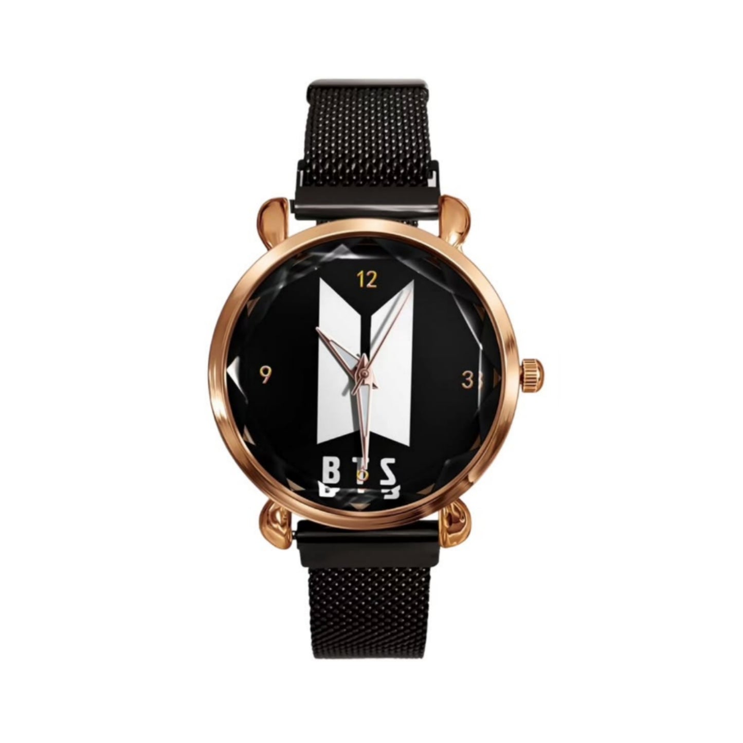 RELOJES BTS CON CORREA DE ACERO INOXIDABLE (en 2 modelos)