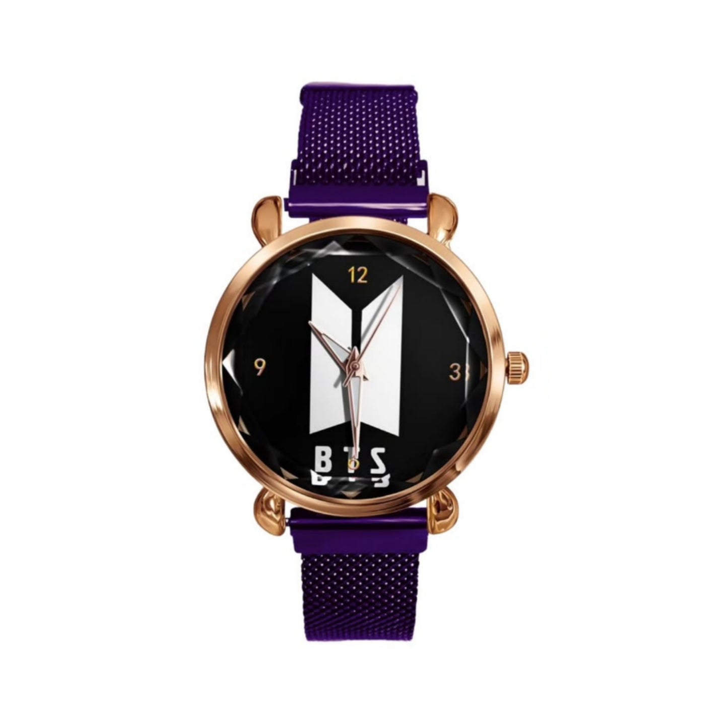 RELOJES BTS CON CORREA DE ACERO INOXIDABLE (en 2 modelos)