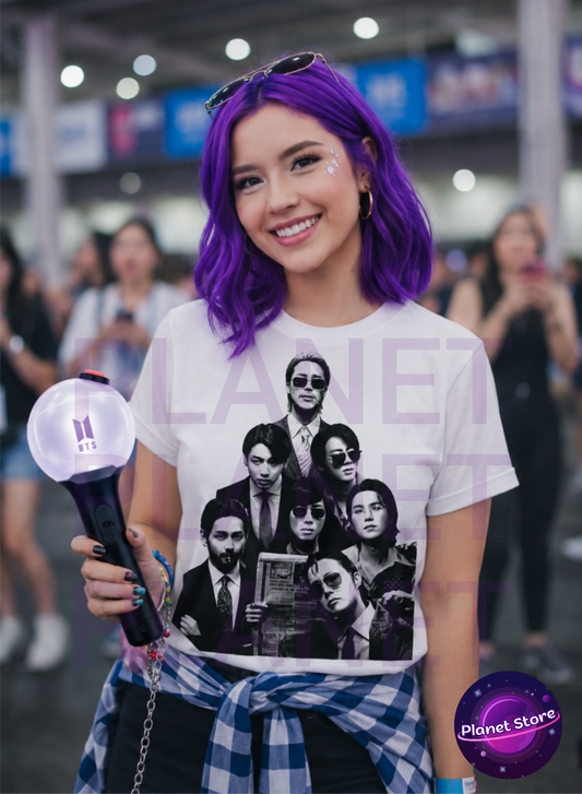 CAMISETA BTS ARIRANG 2.0 100% ALGODÃO (preta e branca)