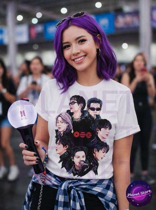 CAMISETA BTS ARIRANG 100% ALGODÃO (preta e branca)