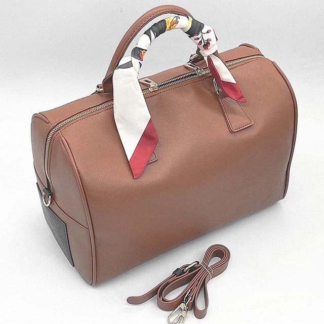 MUTE BOSTON BAG by V BTS EM COURO (em 2 tamanhos)