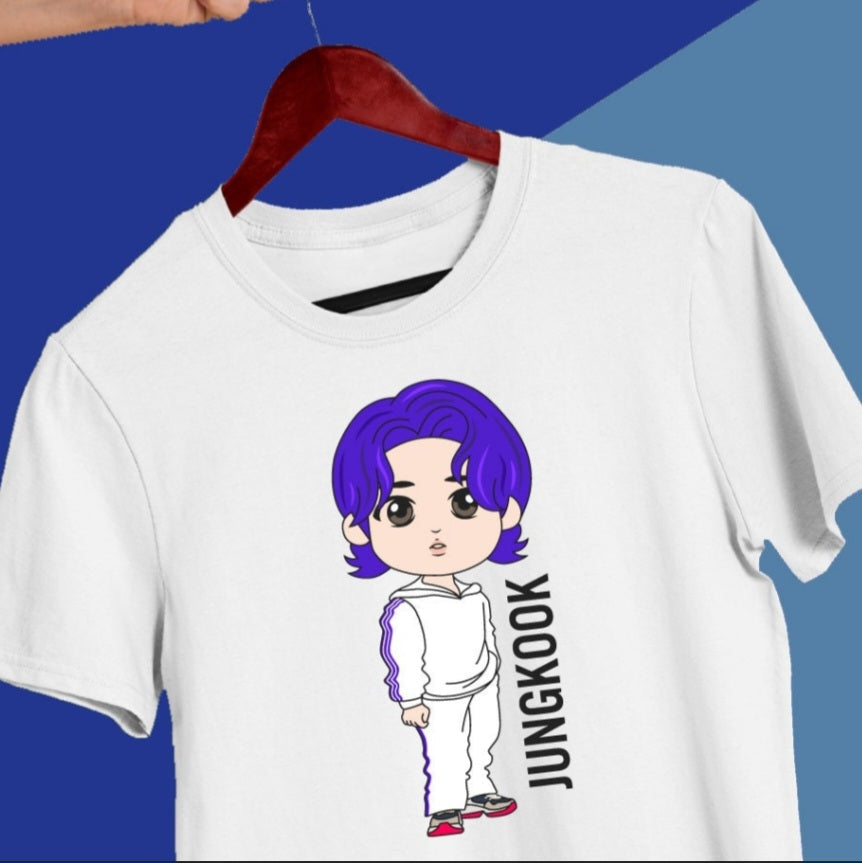 CAMISETA BTS 100% ALGODÃO (todos os integrantes)