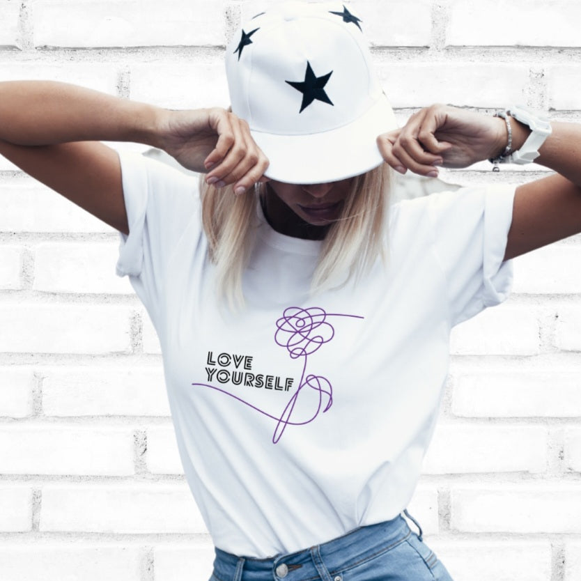 BTS LOVE YOURSELF T-SHIRT 100% COTTON