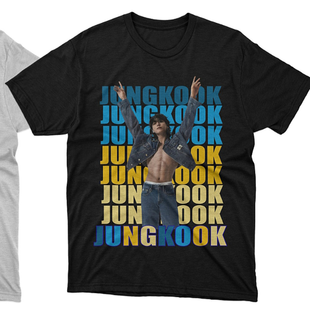 JUNGKOOK GOLDEN T-SHIRTS - SEVEN 100% COTTON (various models)