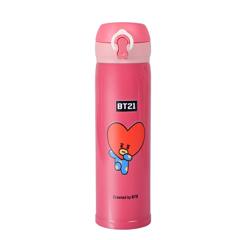 GARRAFA TÉRMICA BT21 AÇO INOX 500 ML