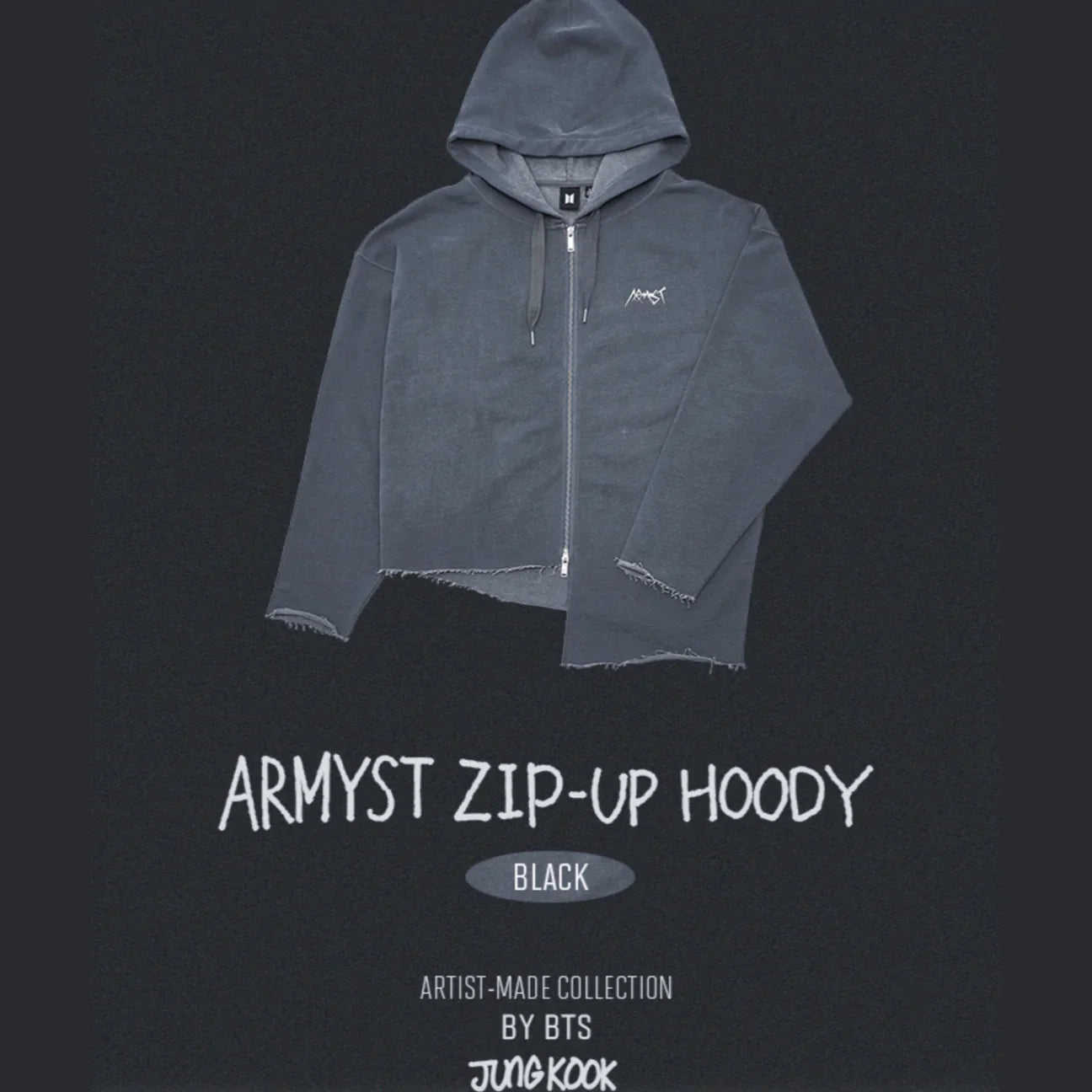 ARMYST JUNGKOOK BTS SWEATSHIRT (various colors)