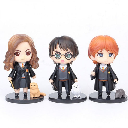 KIT FIGURES HARRY POTTER 3 PÇS (10 a 11 cm)