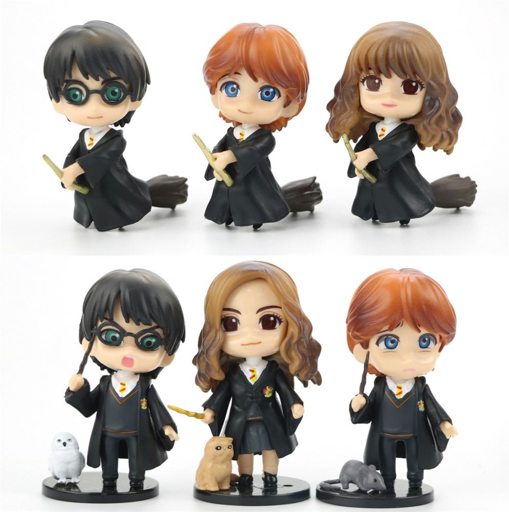 KIT FIGURES HARRY POTTER 6 PÇS (7 cm)
