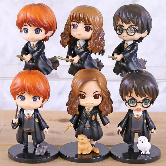 KIT FIGURES HARRY POTTER 6 PÇS (7 cm)
