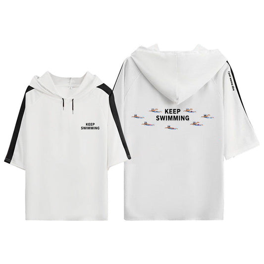 CAMISA COM CAPUZ BTS KEEP SWIMMING