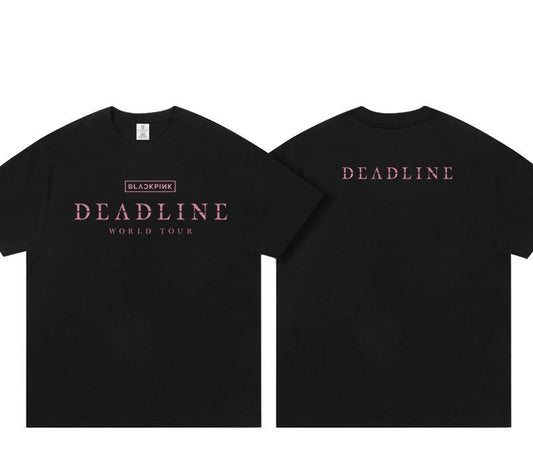 CAMISETAS BLACKPINK DEADLINE 100% ALGODÃO