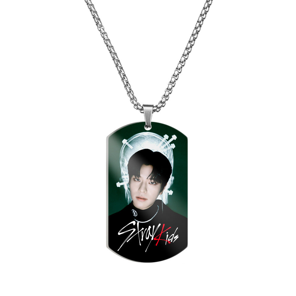 COLARES STRAY KIDS  EM AÇO INOXIDÁVEL