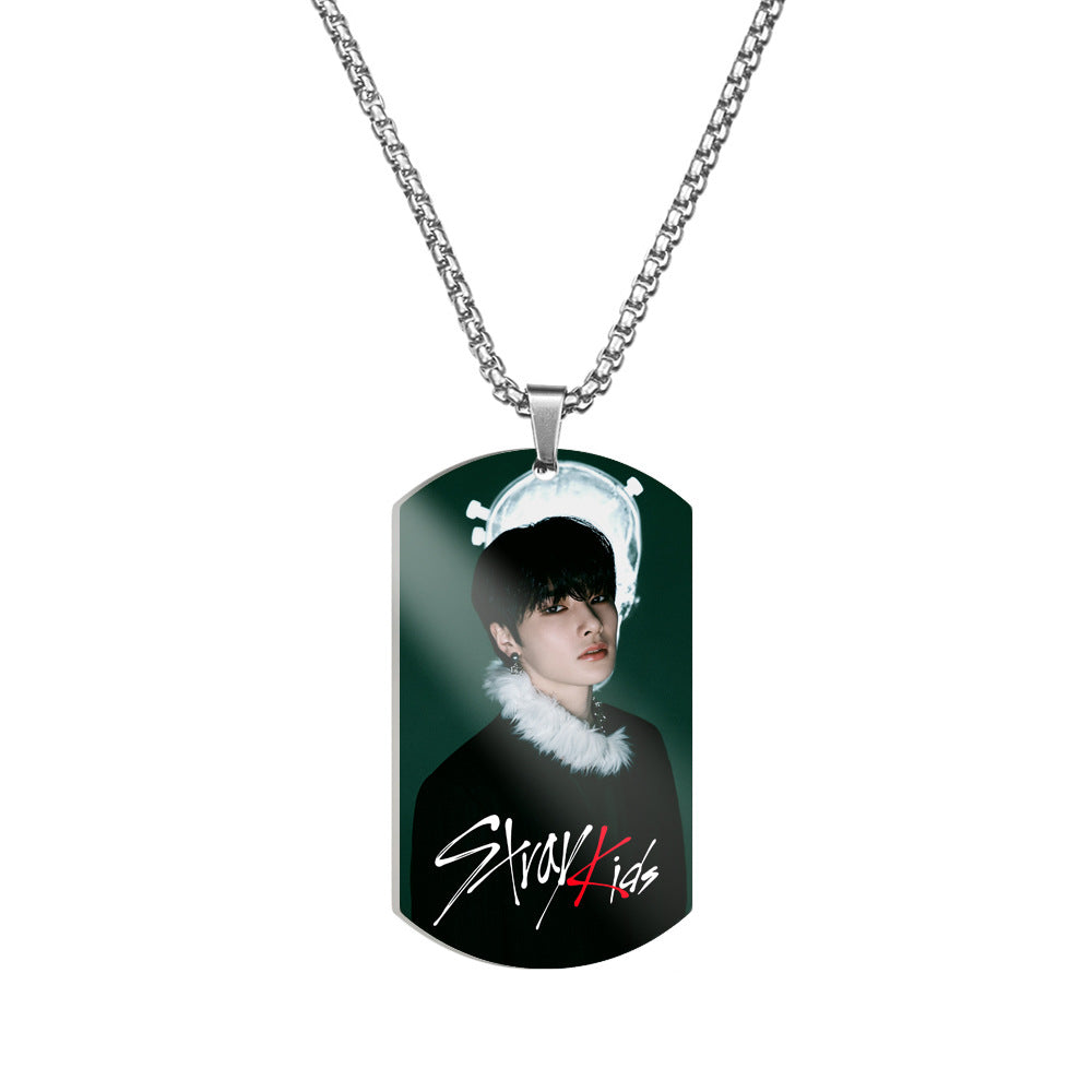 COLARES STRAY KIDS  EM AÇO INOXIDÁVEL