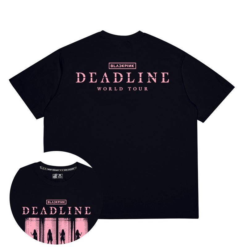 CAMISETAS BLACKPINK DEADLINE 100% ALGODÃO
