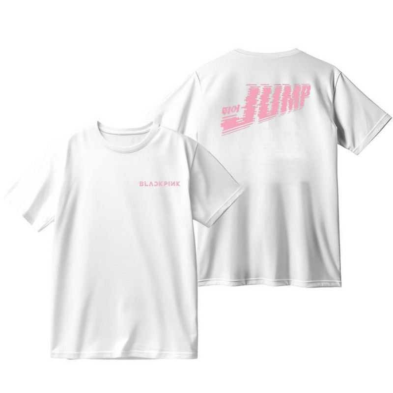 CAMISETA BLACKPINK JUMP 100% ALGODÃO