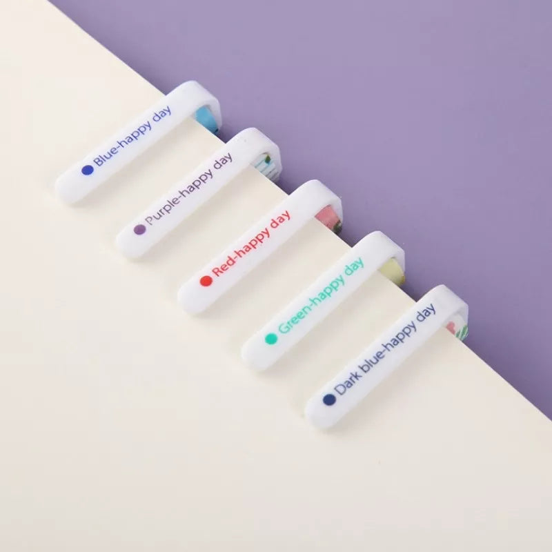 KIT 10 CANETAS GEL COLORIDAS BT21 BTS