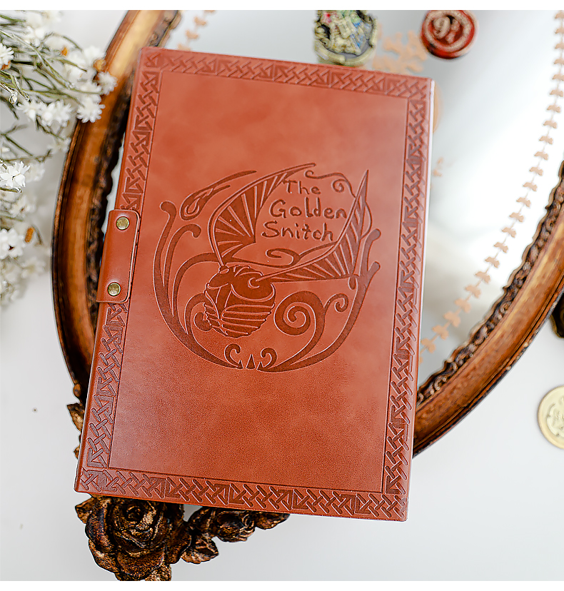 RETRO/VINTAGE WRITING BOOK + HARRY POTTER PEN