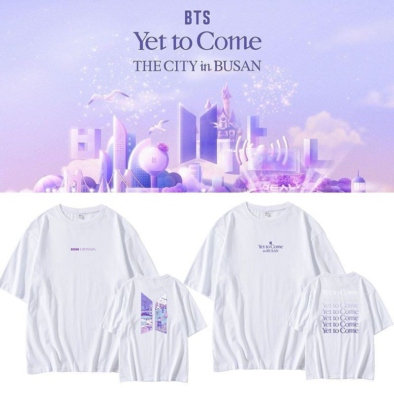 BTS Yet to outlet Come In Busan White T-Shirt (L)