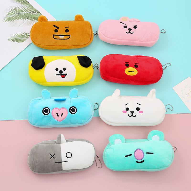 ESTOJOS EM PELÚCIA BT21/BTS