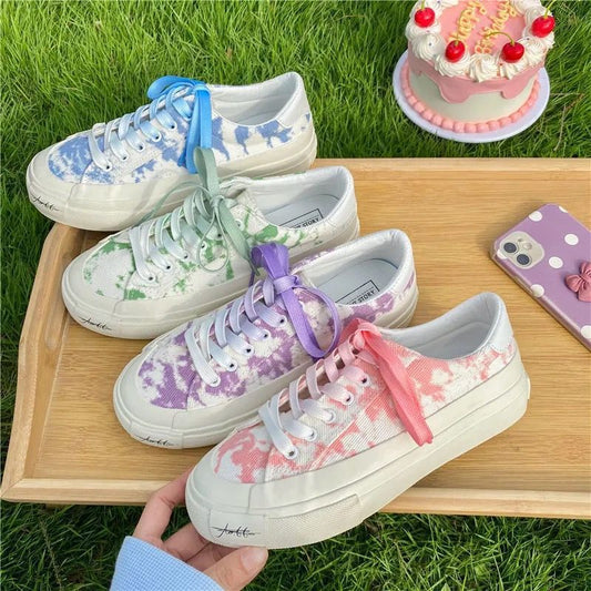 WOMEN'S TIE DYE COLOR SNEAKERS (various colors)