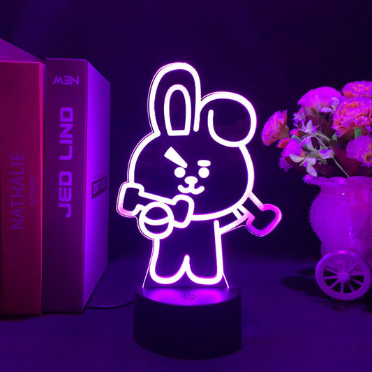 LUMINÁRIA BT21 LED MUDA DE COR (16 CORES) C/ CONTROLE REMOTO