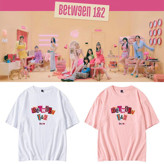 TWICE BETWEEN 1&amp;2 T-SHIRTS 100% COTTON (various colors)