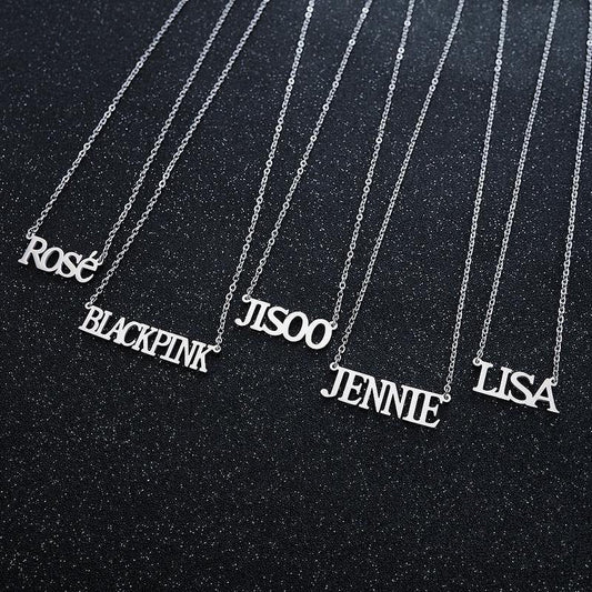 BLACKPINK STAINLESS STEEL NECKLACES