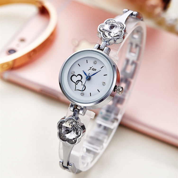 RELOJ MUJER IMPERMEABLE (plata y oro / en 3 colores)