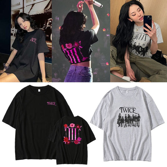 TWICE 4TH WORLD TOUR III T-SHIRTS 100% COTTON