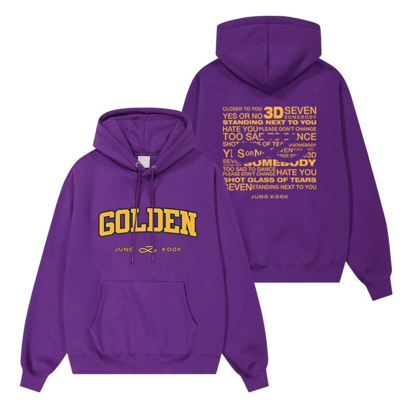 JUNGKOOK GOLDEN SWEATSHIRT (various colors)