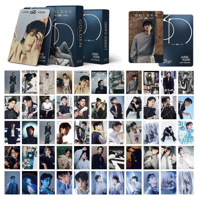 PHOTOCARDS 55 PCS JUNGKOOK GOLDEN - VARIOUS MODELS!