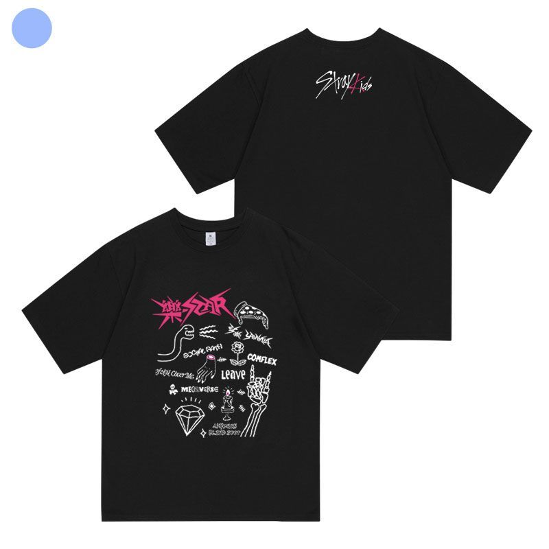 CAMISETA STRAY KIDS 樂-STAR 100% ALGODÓN (varios colores)