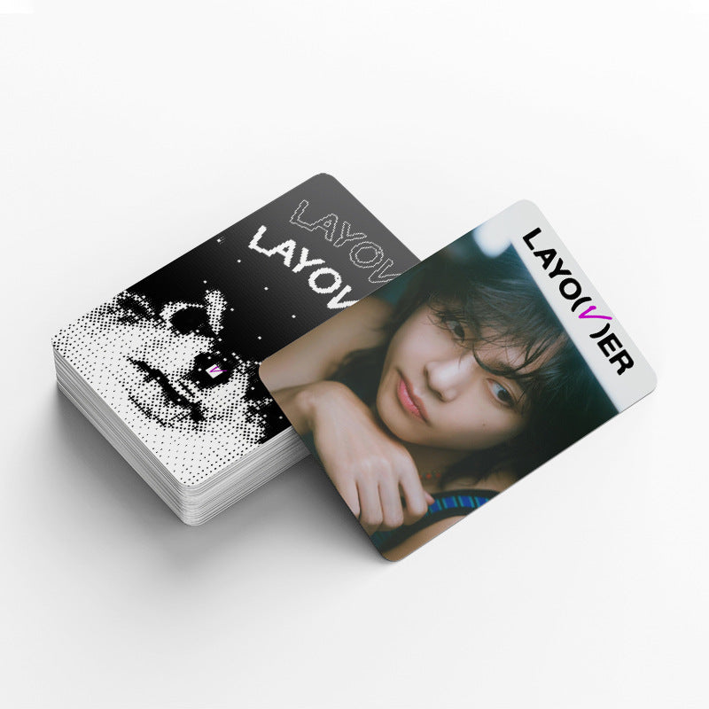 KITS 92 PÇS (60 PHOTOCARDS + 32 ADESIVOS) V LAYO(V)ER