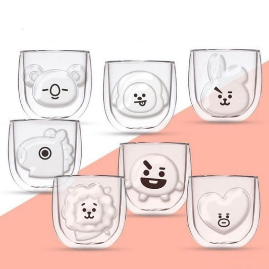 COPO DE VIDRO BT21 BTS