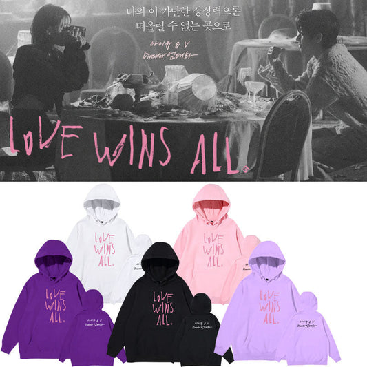 LOVE WINS ALL IU/V HOODIES