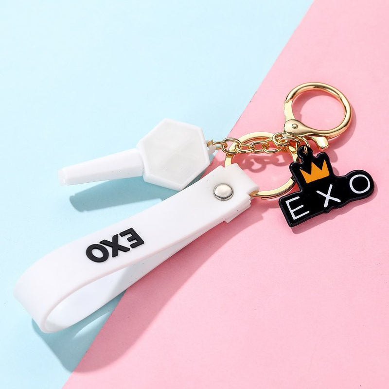 LIGHTSTICKS KEYCHAINS VARIOUS KPOP GROUPS